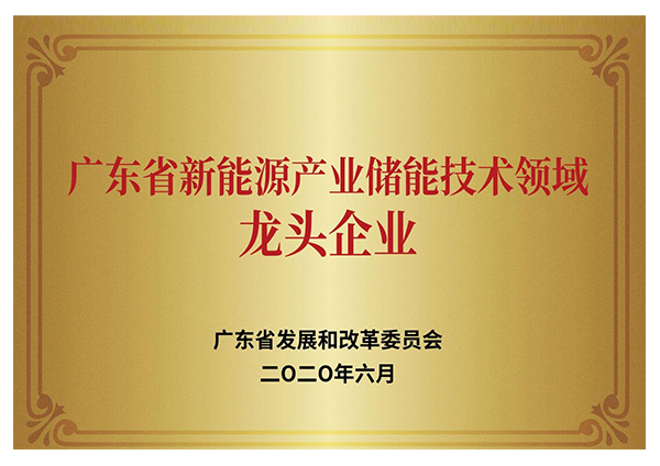 广东省新能源产业储能技术领域龙头企业